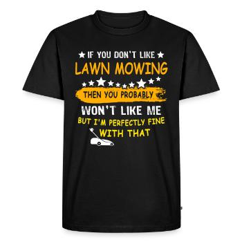 Tondeuse - T-shirt Premium bio Homme - noir - Devant - Nico (187cm)
