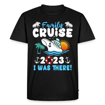 Cruise 2023 Cruise Ship - Men's Premium Organic T-Shirt - black - Front - Nico (187cm)