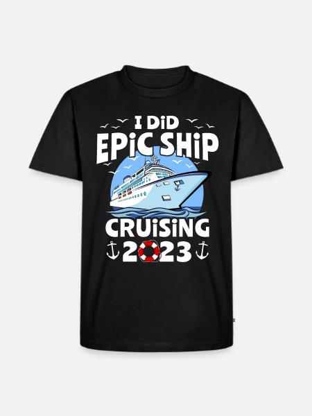 Cruise 2023 Cruise Ship - Men's Premium Organic T-Shirt - black