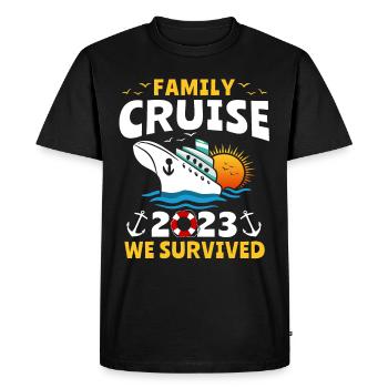 Cruise 2023 Family Cruise - Men's Premium Organic T-Shirt - black - Front - Nico (187cm)