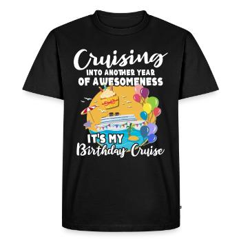 Cruise Birthday Birthday Cruise - Men's Premium Organic T-Shirt - black - Front - Nico (187cm)