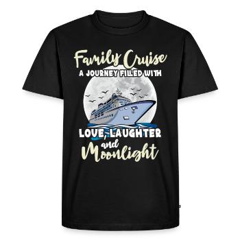 Cruise Family Cruise - Men's Premium Organic T-Shirt - black - Front - Nico (187cm)