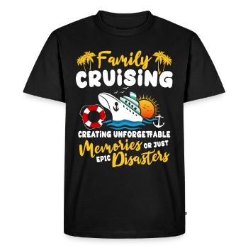 Cruise Family Cruise - Men's Premium Organic T-Shirt - black - Front - Nico (187cm)