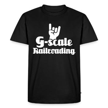 Railroad Garden Rocks G Gauge - T-shirt Premium bio Homme - noir - Devant - Nico (187cm)