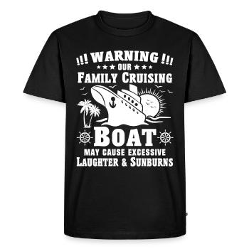 Cruise Family - Men's Premium Organic T-Shirt - black - Front - Nico (187cm)
