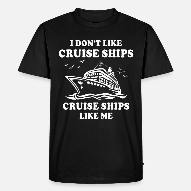 Kreuzfahrturlaub - Männer Premium Bio T-Shirt - Schwarz