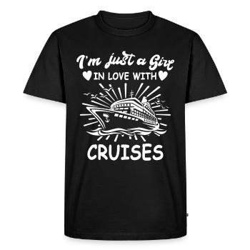 Cruise Cruise Travel Cruise Ship - Men's Premium Organic T-Shirt - black - Front - Nico (187cm)
