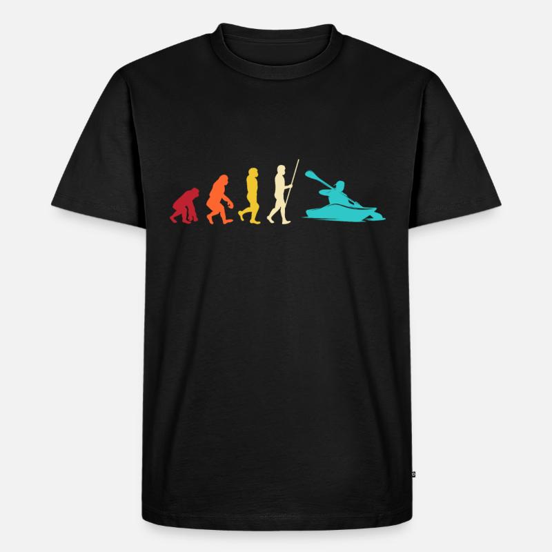 Kayaking Evolution Kayak - T-shirt Premium bio Homme - noir