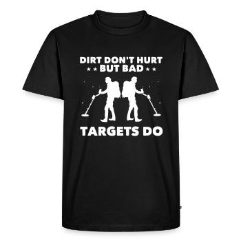 Chasseurs de trésors de pêcheurs de terre - T-shirt Premium bio Homme - noir - Devant - Nico (187cm)