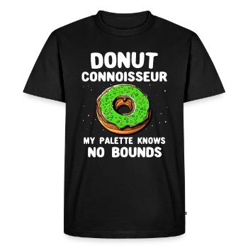 Donut Donut Lover - T-shirt Premium bio Homme - noir - Devant - Nico (187cm)