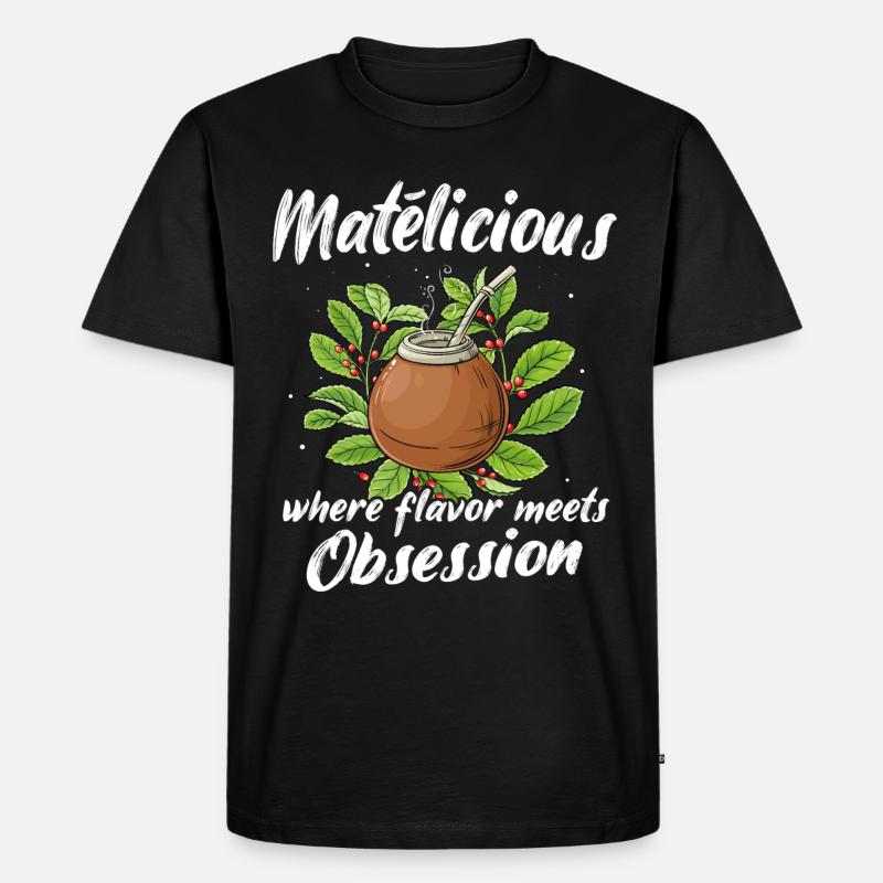 Mate Tee - Männer Premium Bio T-Shirt - Schwarz