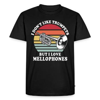 Musicien mellophone - T-shirt Premium bio Homme - noir - Devant - Nico (187cm)