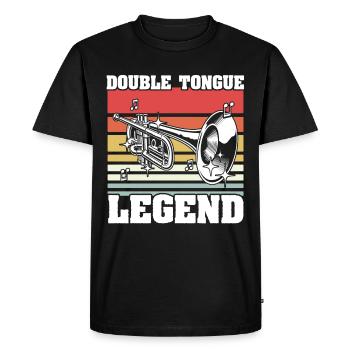 Musicien mellophone - T-shirt Premium bio Homme - noir - Devant - Nico (187cm)