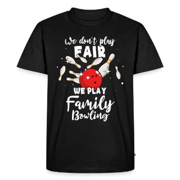 Quilles Famille Quille - T-shirt Premium bio Homme - noir - Devant - Nico (187cm)