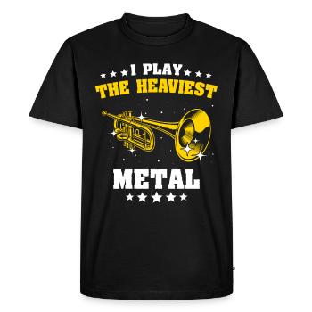 Mellophone Musicien Mellophoniste - T-shirt Premium bio Homme - noir - Devant - Nico (187cm)