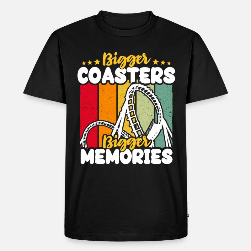 Roller Coaster Roller Coaster Riders - T-shirt Premium bio Homme - noir