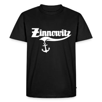 Zinnowitz Sayings - Men's Premium Organic T-Shirt - black - Front - Nico (187cm)