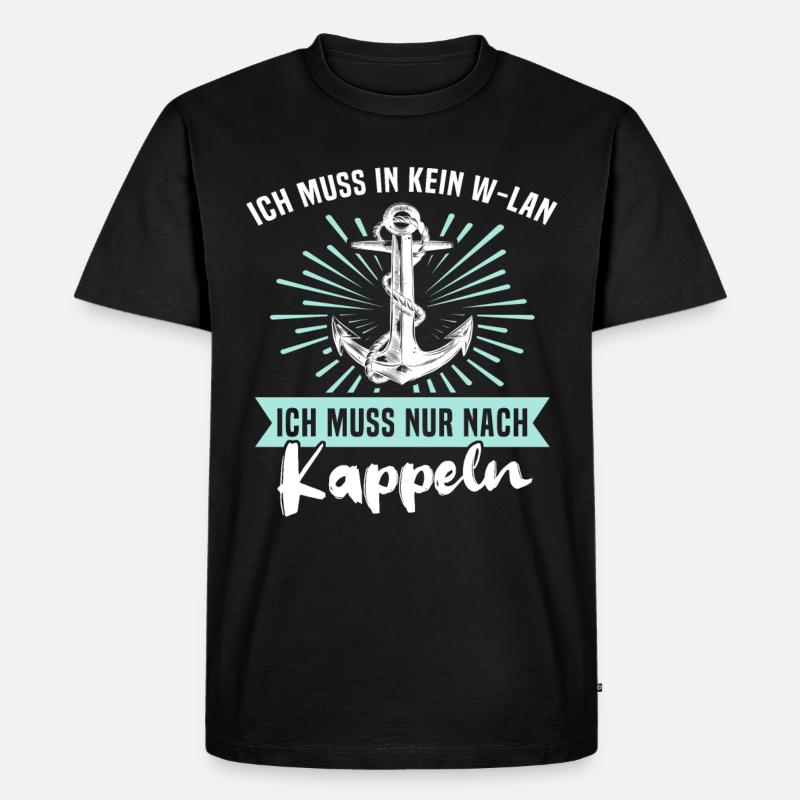 Kappeln Kappelner - Männer Premium Bio T-Shirt - Schwarz