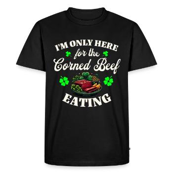 Irish Ireland St. Patrick's Day - Men's Premium Organic T-Shirt - black - Front - Nico (187cm)