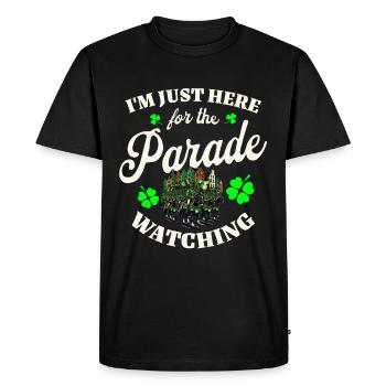 Irish Ireland St. Patrick's Day - Men's Premium Organic T-Shirt - black - Front - Nico (187cm)