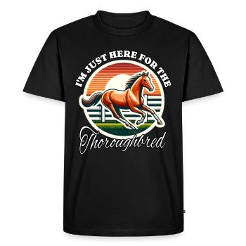 Cavalier pur-sang - T-shirt Premium bio Homme - noir - Devant - Nico (187cm)