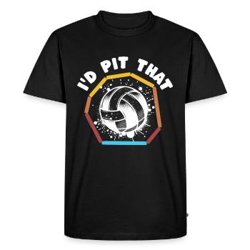 Dictons de Gaga Ball - T-shirt Premium bio Homme - noir - Devant - Nico (187cm)