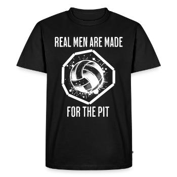 Gaga Ball dit - T-shirt Premium bio Homme - noir - Devant - Nico (187cm)