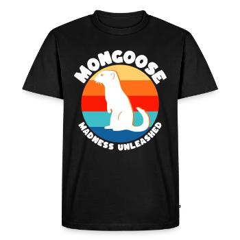 Meerkat Sayings - Men's Premium Organic T-Shirt - black - Front - Nico (187cm)