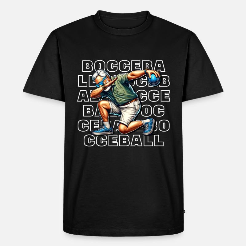 Bocce Ball - Männer Premium Bio T-Shirt - Schwarz