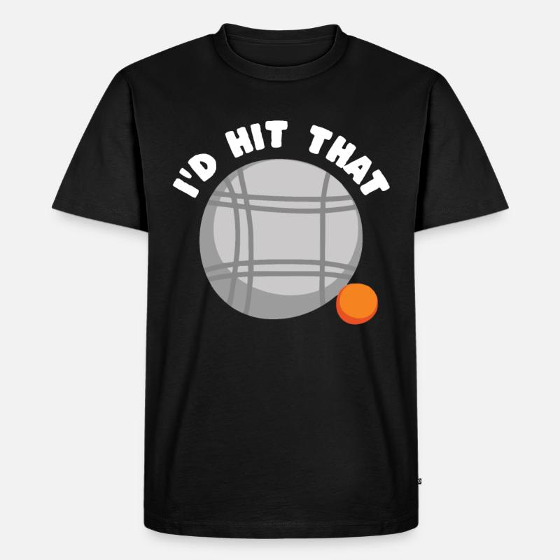 Boule Sprüche - Männer Premium Bio T-Shirt - Schwarz
