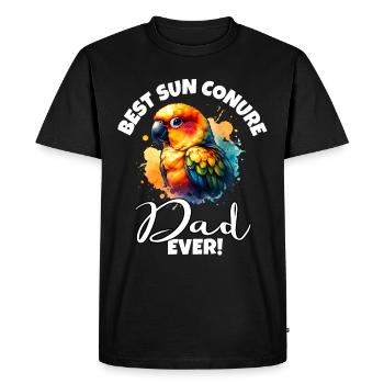 Meilleur Sun Conure Papa - T-shirt Premium bio Homme - noir - Devant - Nico (187cm)