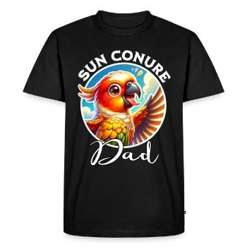 Papa Sun Conure - T-shirt Premium bio Homme - noir - Devant - Nico (187cm)