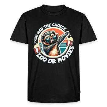 Marderbär Spruch - T-shirt Premium bio Homme - noir - Devant - Nico (187cm)