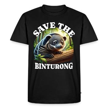 Sauver Marderbär - T-shirt Premium bio Homme - noir - Devant - Nico (187cm)
