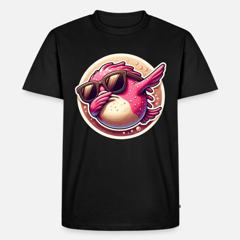 Blobfisch - Männer Premium Bio T-Shirt - Schwarz