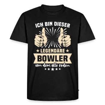 Dictons de melon - T-shirt Premium bio Homme - noir - Devant - Nico (187cm)