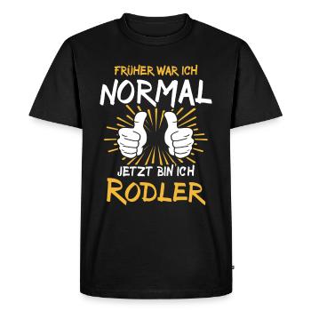 Lugeur Spruch - T-shirt Premium bio Homme - noir - Devant - Nico (187cm)