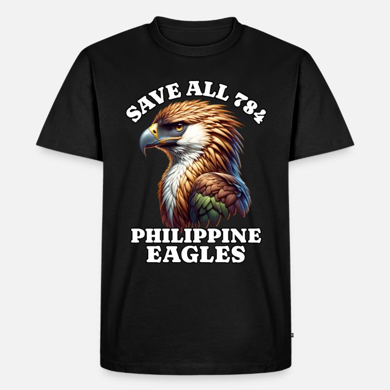 Save Monkey Eagle - Men's Premium Organic T-Shirt - black