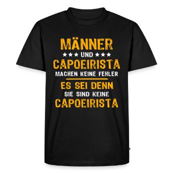 Capoeirista Capoeira - T-shirt Premium bio Homme - noir - Devant - Nico (187cm)