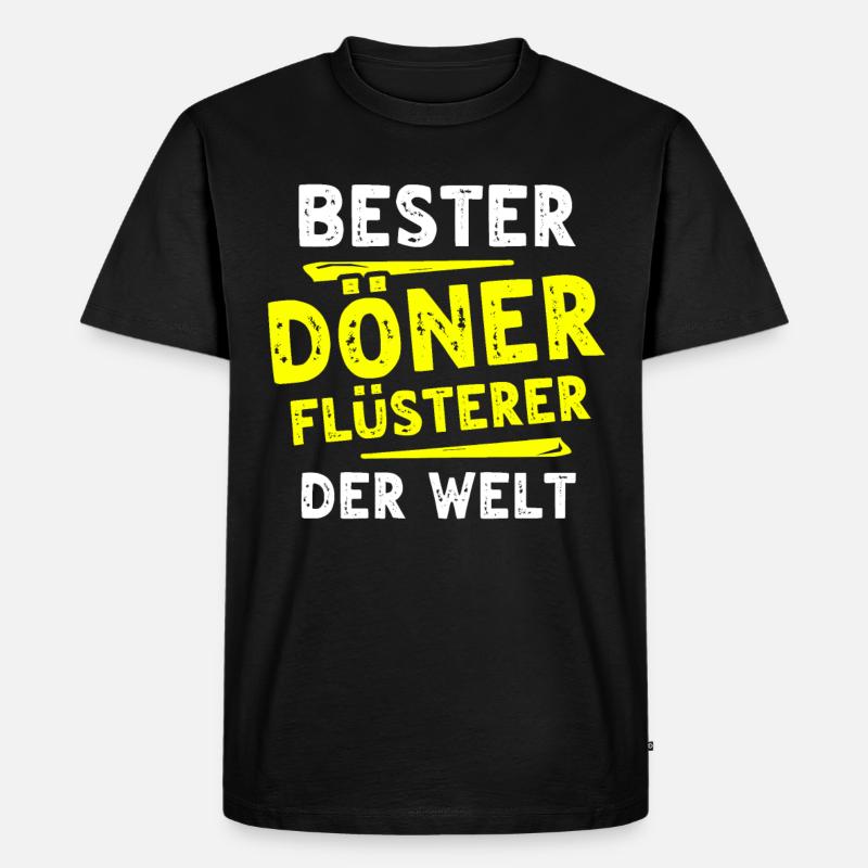 Döner Geschenk - Männer Premium Bio T-Shirt - Schwarz