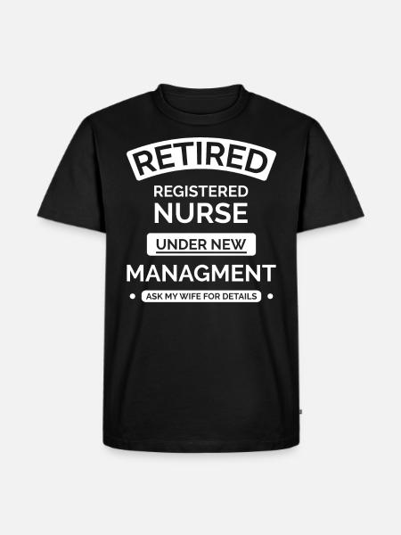 Nurse Retired nurse - Men's Premium Organic T-Shirt - black