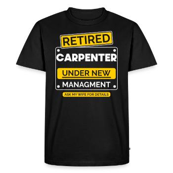 Zimmermann Retirement - Men's Premium Organic T-Shirt - black - Front - Nico (187cm)