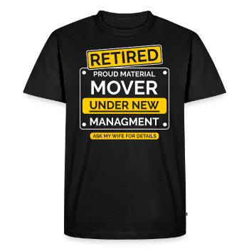 Logistics Retirement Retriement - Men's Premium Organic T-Shirt - black - Front - Nico (187cm)