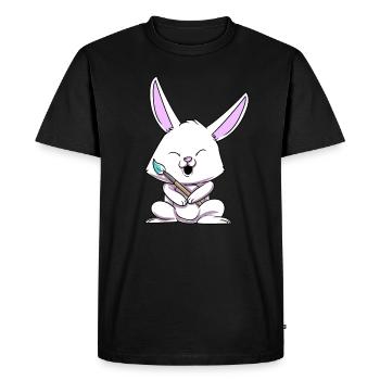 Easter Easter - Men's Premium Organic T-Shirt - black - Front - Nico (187cm)