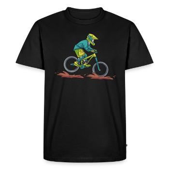 VTT VTT - T-shirt Premium bio Homme - noir - Devant - Nico (187cm)