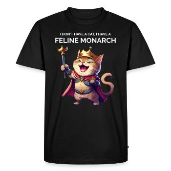 Pet Owner Cat Lover - Men's Premium Organic T-Shirt - black - Front - Nico (187cm)