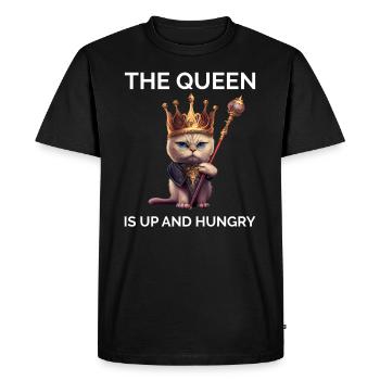 Cat Owner Funny Saying Cat Mom - Men's Premium Organic T-Shirt - black - Front - Nico (187cm)