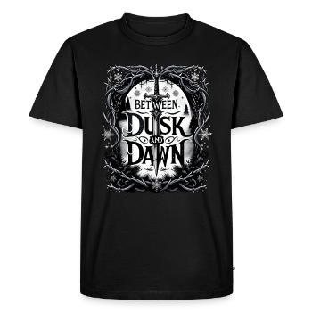 Shady Secrets - Sword of Dawn - Men's Premium Organic T-Shirt - black - Front - Nico (187cm)