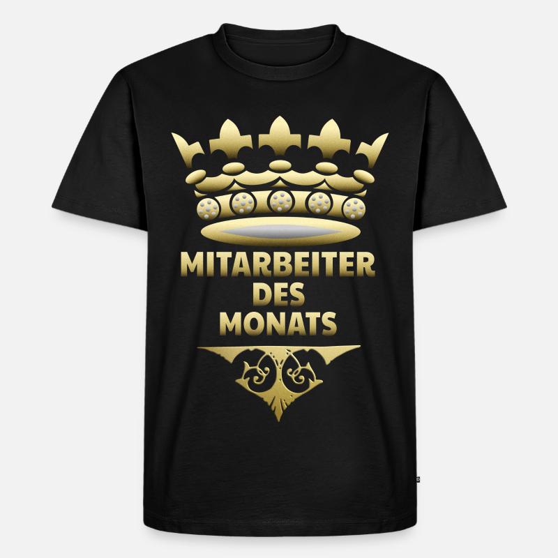 Mitarbeiter des Monats - Männer Premium Bio T-Shirt - Schwarz