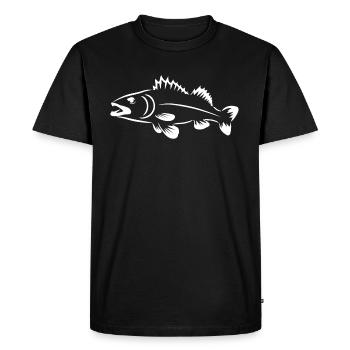 sandre - T-shirt Premium bio Homme - noir - Devant - Nico (187cm)